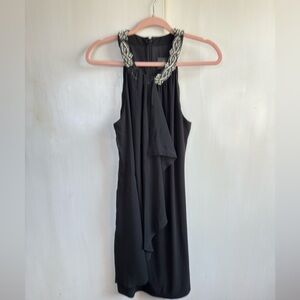 Adrianna Papell Black Sleeveless Dress
